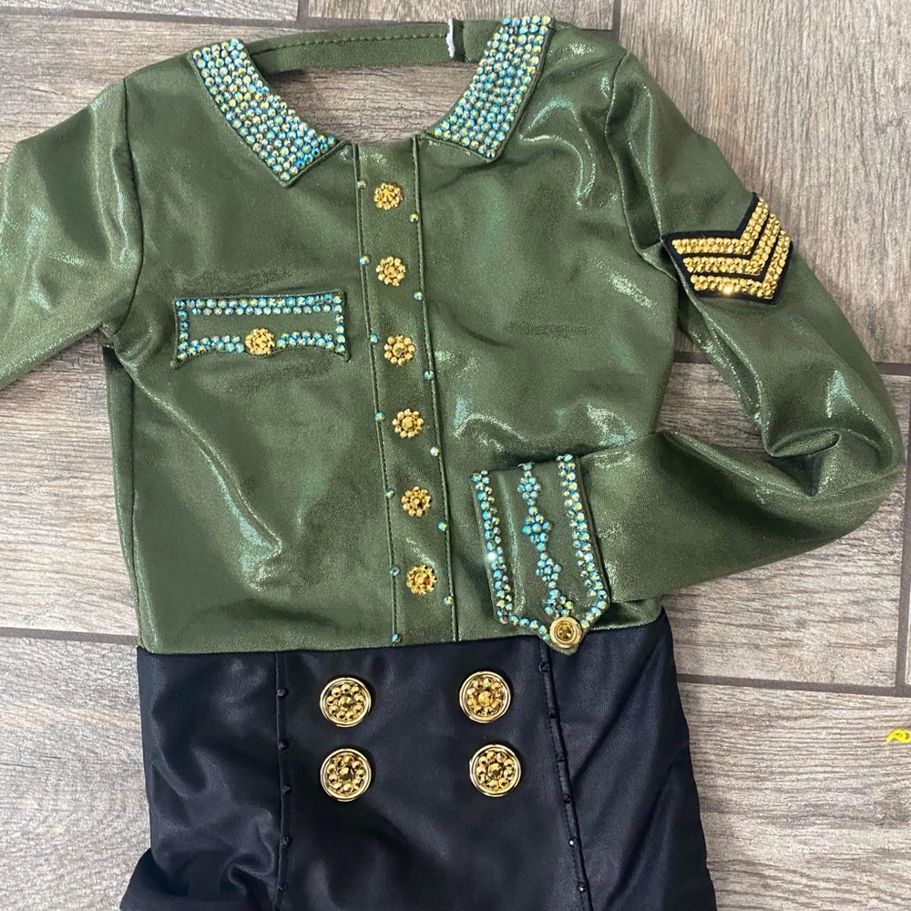 Size 7 custom dance costume